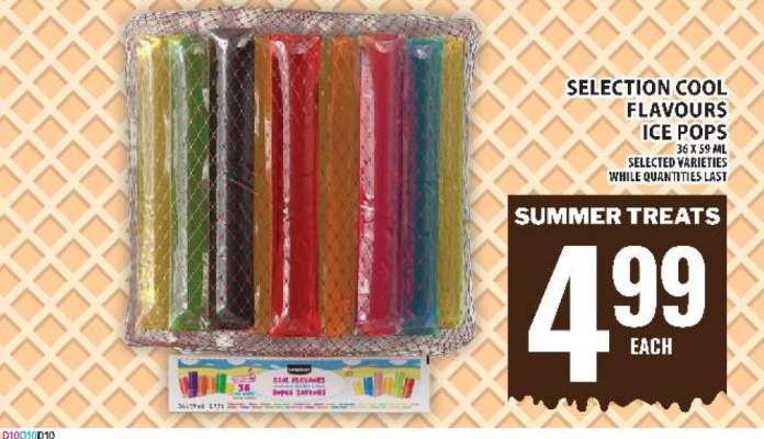 Selection Cool-Flavours Ice Pops