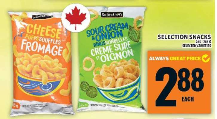 SELECTION SNACKS