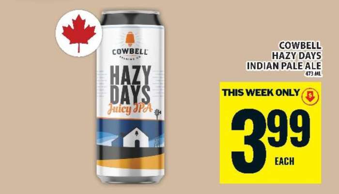 Cowbell Hazy Days Juicy IPA