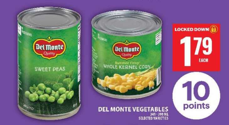 DEL MONTE VEGETABLES