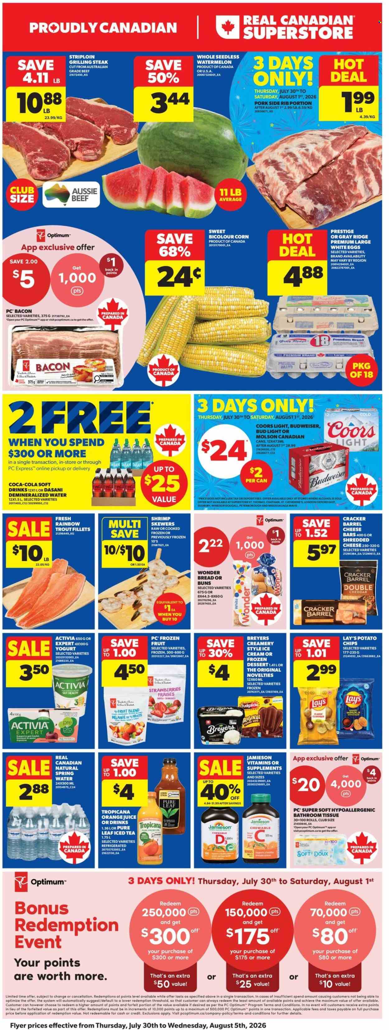 Real Canadian Superstore flyer - July 30, 2026 - August 05, 2026. Page 1