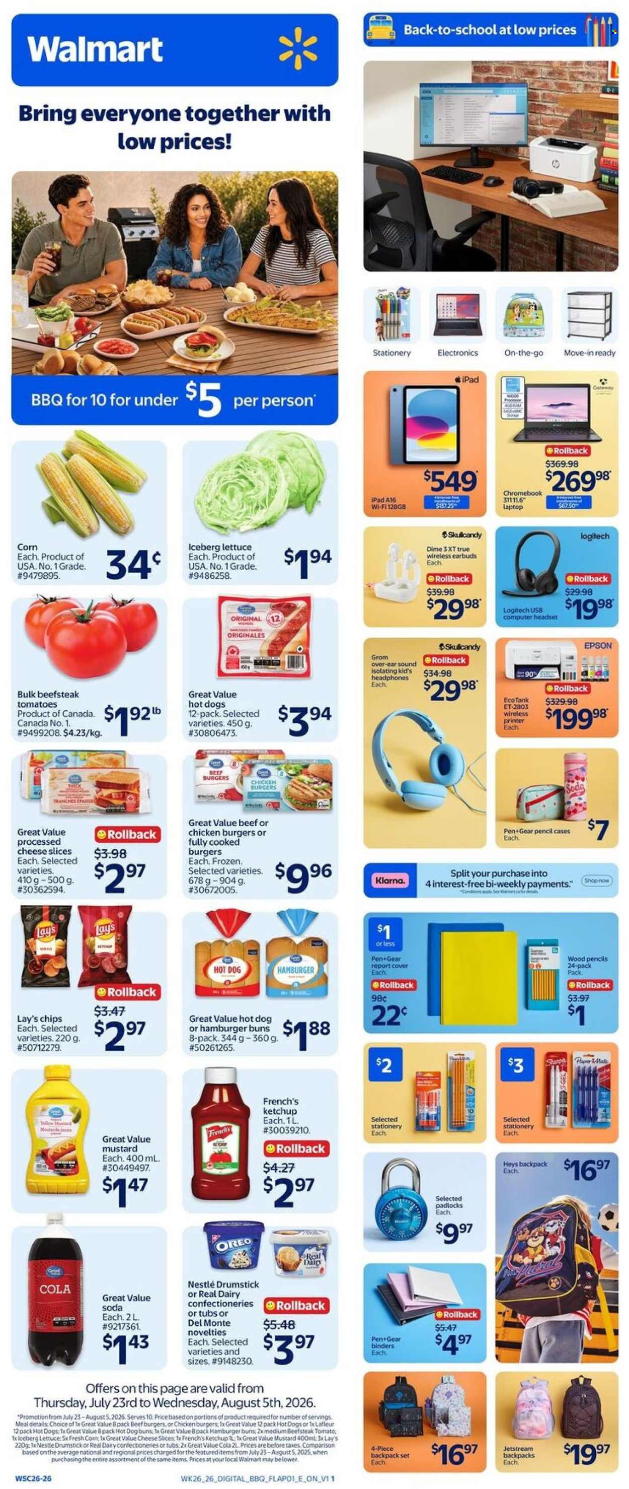Walmart flyer - July 30, 2026 - August 05, 2026. Page 1