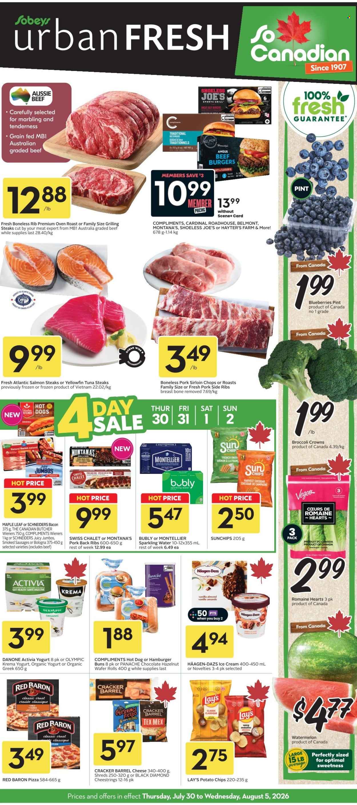 Sobeys Urban Fresh flyer - July 30, 2026 - August 05, 2026. Page 1