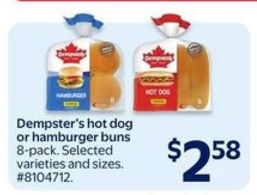 Dempster's Hot Dog or Hamburger Buns