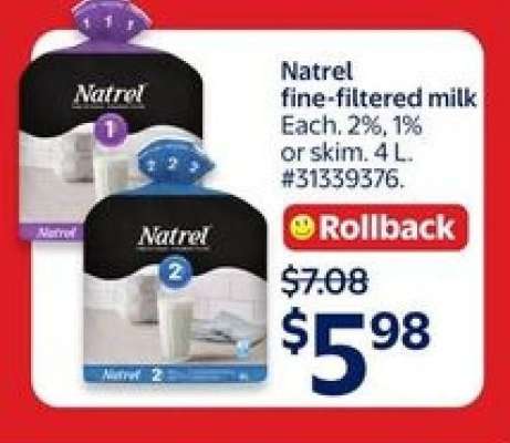 NATREL FINE FILTERED MILK