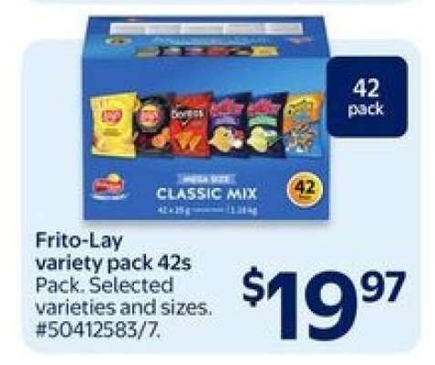 Frito-Lay variety pack 42s