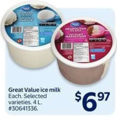 Great Value Ice Milk