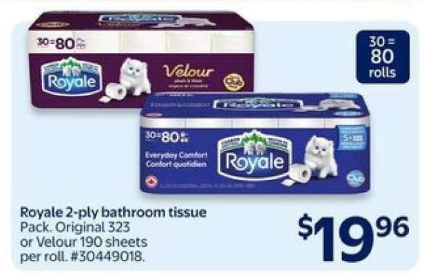 Royale 2-Ply Bathroom Tissue