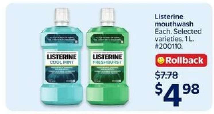 LISTERINE MOUTHWASH