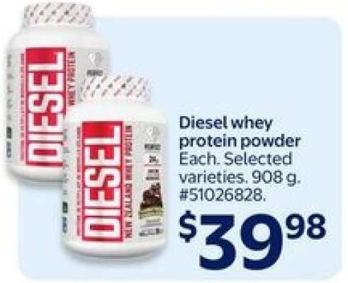 Diesel whey protein powder