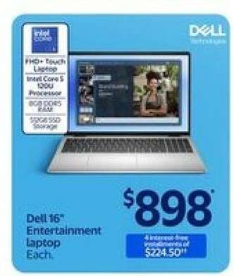 Dell 16" Entertainment Laptop