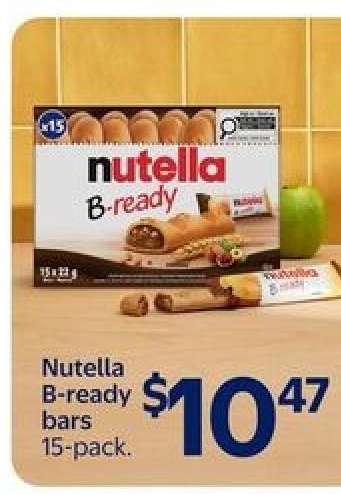 Nutella B-Ready Bars