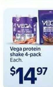 Vega protein shake 4-pack