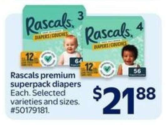 Rascals Premium Superpack Diapers