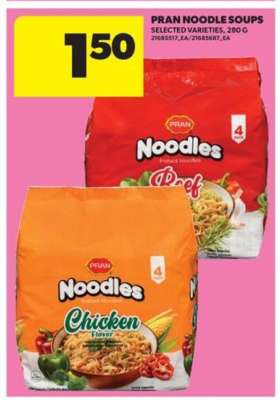 PRAN NOODLE SOUPS