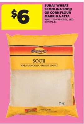 Suraj Wheat Semolina Sooji or Corn Flour Makki Ka Atta