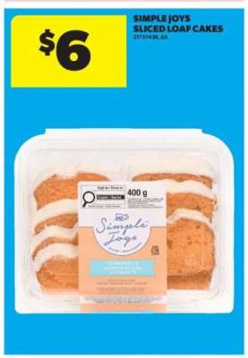 SIMPLE JOYS SLICED LOAF CAKES