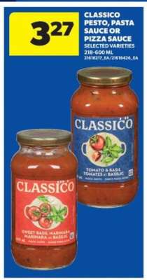 Classico Pesto, Pasta Sauce or Pizza Sauce