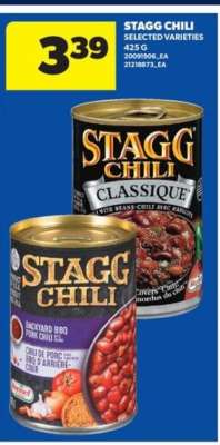STAGG CHILI