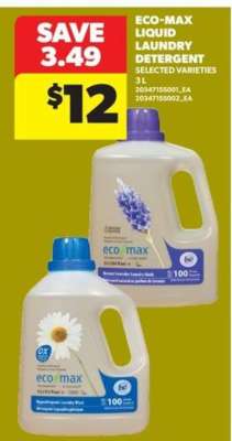 ECO MAX Liquid Laundry Detergent
