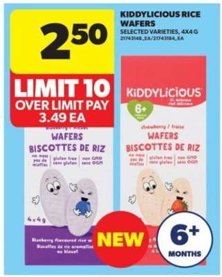 Kiddylicious Rice Wafers