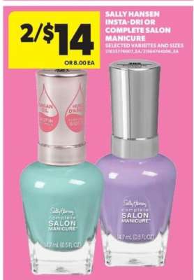 Sally Hansen Insta-Dri or Complete Salon Manicure