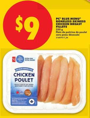 PC® Blue Menu® Boneless Skinless Chicken Breast Fillets