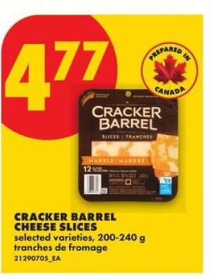 Cracker Barrel Cheese Slices