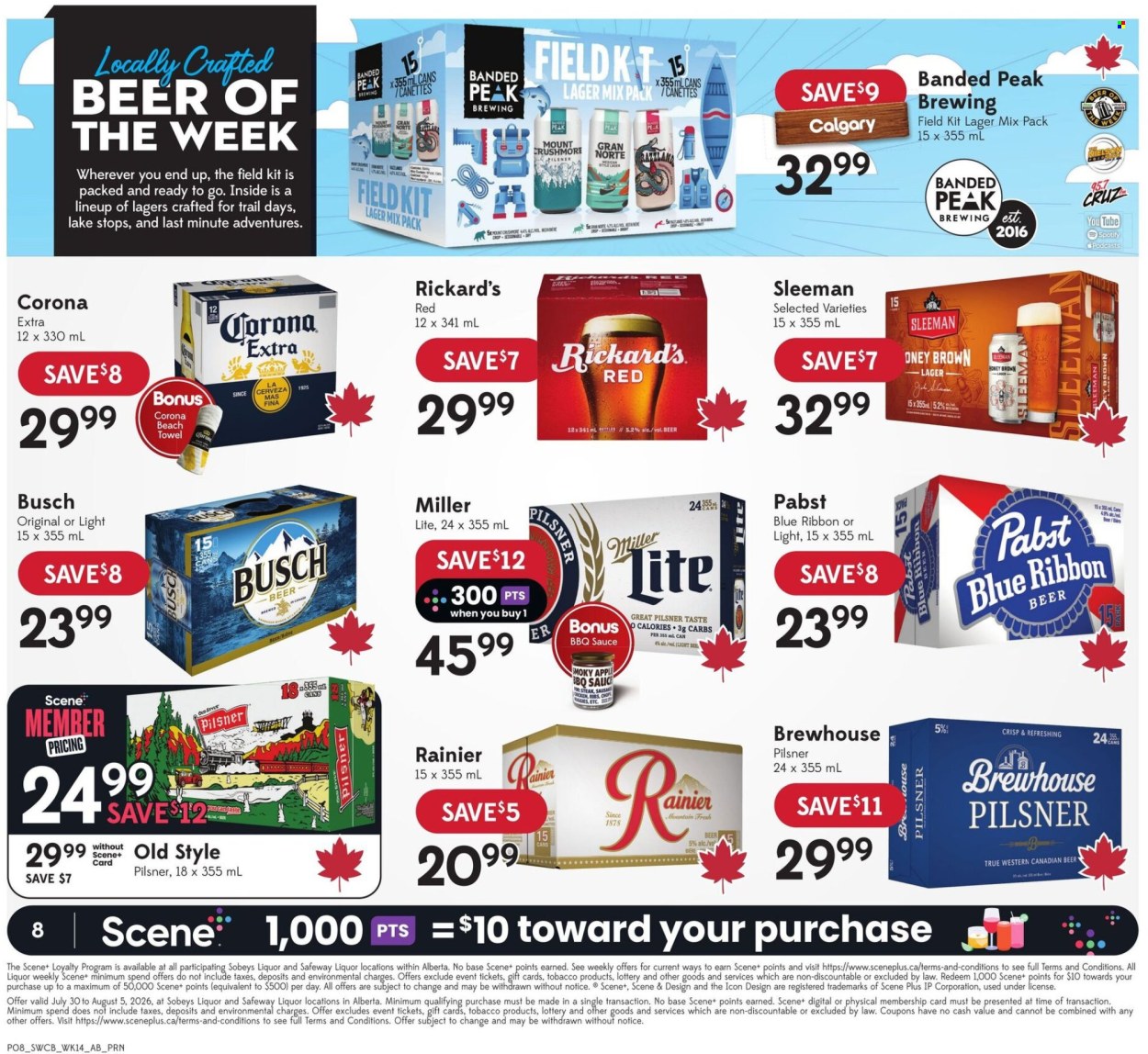 Sobeys Liquor flyer - July 30, 2026 - August 05, 2026. Page 9