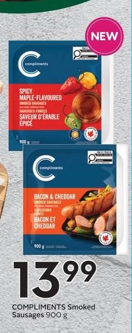 COMPLIMENTS Smoked Sausages
