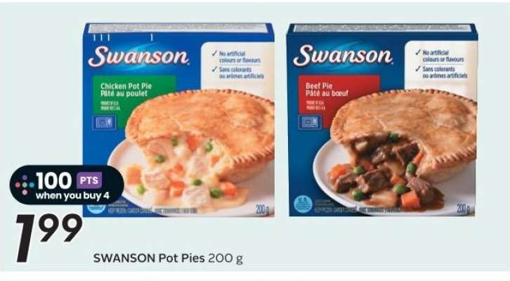 SWANSON POT PIES, 200 g