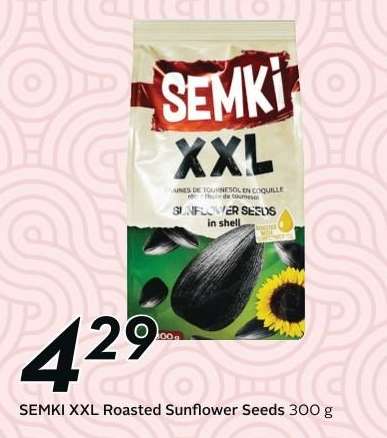 SEMKI XXL Roasted Sunflower Seeds 300 g