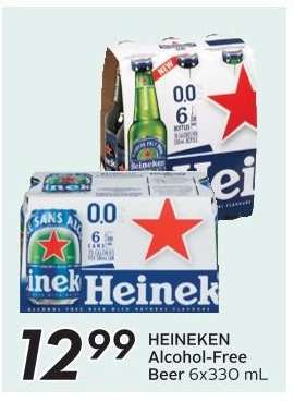 HEINEKEN Alcohol Free Beer 6x330 mL