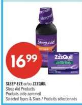 SLEEP-EZE or/or ZZZQUIL
