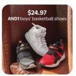 AND1 boys' basketball shoes