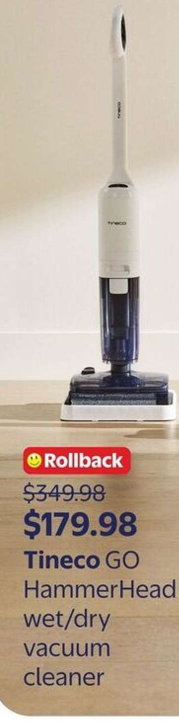 Tineco GO HammerHead wet/dry vacuum cleaner