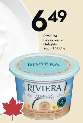 RIVIERA Greek Vegan Delights Yogurt 500 g
