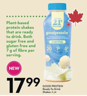 GOOD PROTEIN Ready-To-Drink Shakes 4 pk