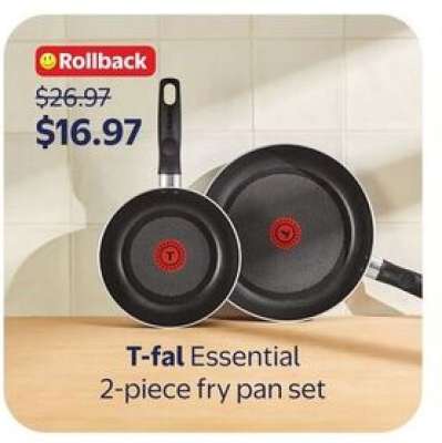 T-fal Essential 2-piece fry pan set