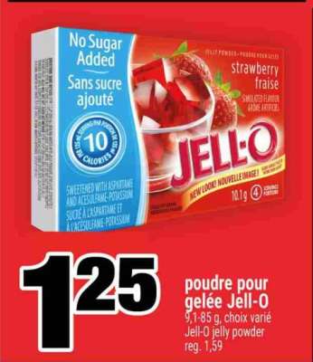 POUDRE POUR GELÉE JELL-O