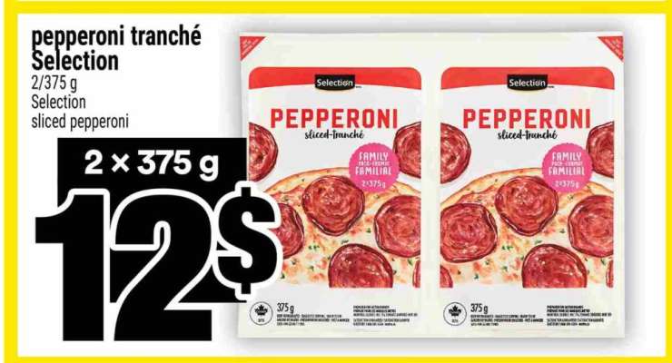 PEPPERONI TRANCHÉ SÉLECTION