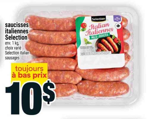saucisses italiennes Selection