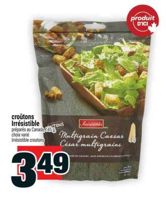 CROÛTONS IRRÉSISTIBLE