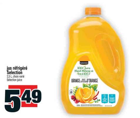 jus réfrigéré Selection
