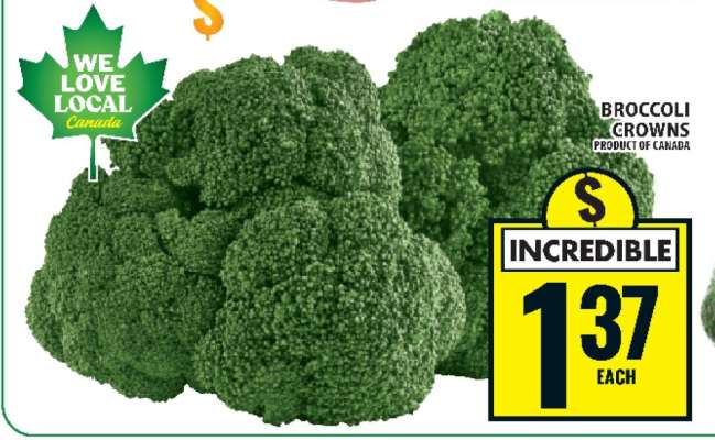 BROCCOLI CROWNS