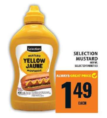 SELECTION MUSTARD