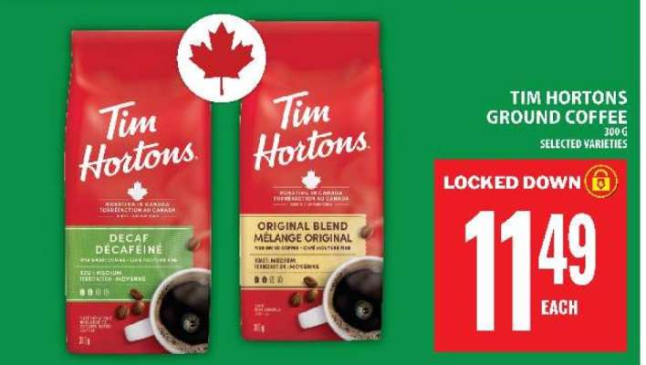 TIM HORTONS GROUND COFFEE