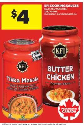 KFI Cooking Sauces