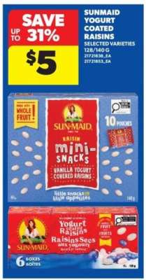 Sunmaid Yogurt Coated Raisins