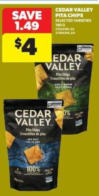 Cedar Valley pita chips